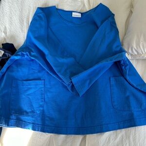 Blue Kids Long Sleeve Shirt